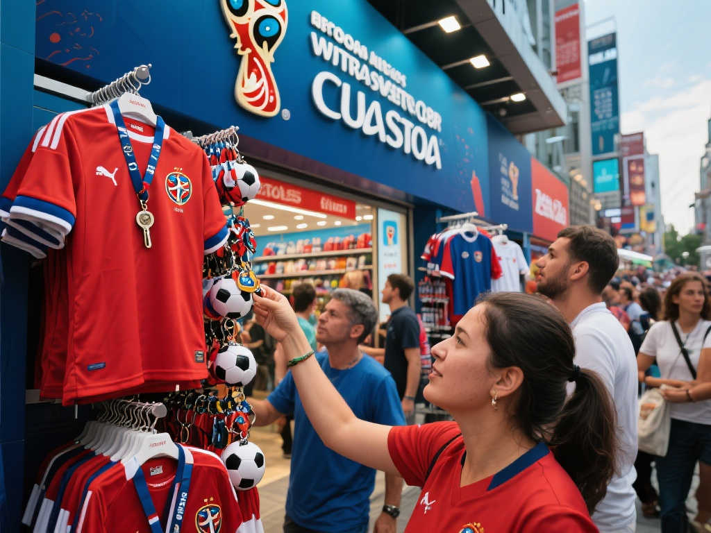 世界杯特许商店销售火爆,限量球衣抢空 世界杯特许商店销售火爆,限量球衣抢空